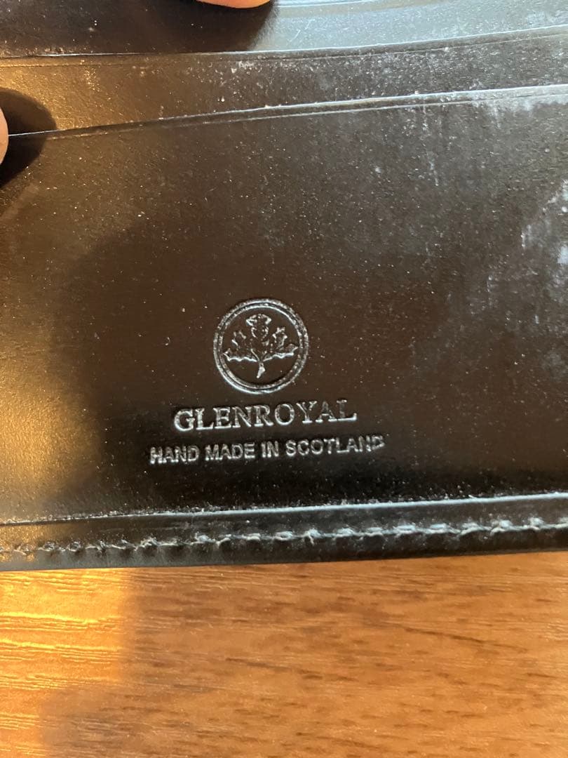 『美品』GLEN グレンロイヤル マネークリップ ブライドルレザー 黒