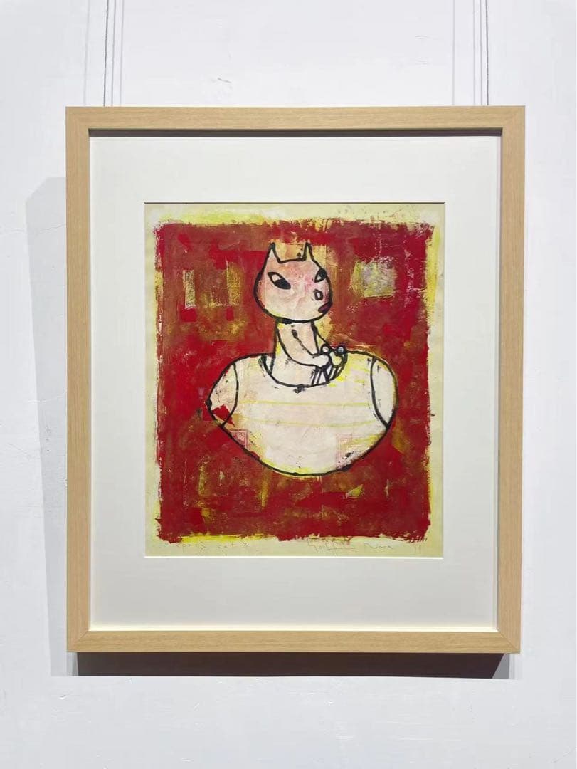 奈良美智 (よしとも なら) - 「スペースキャット、1991年」