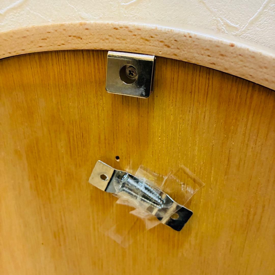 【極美品】秋田木工 白木 ウォールミラー　壁掛け鏡