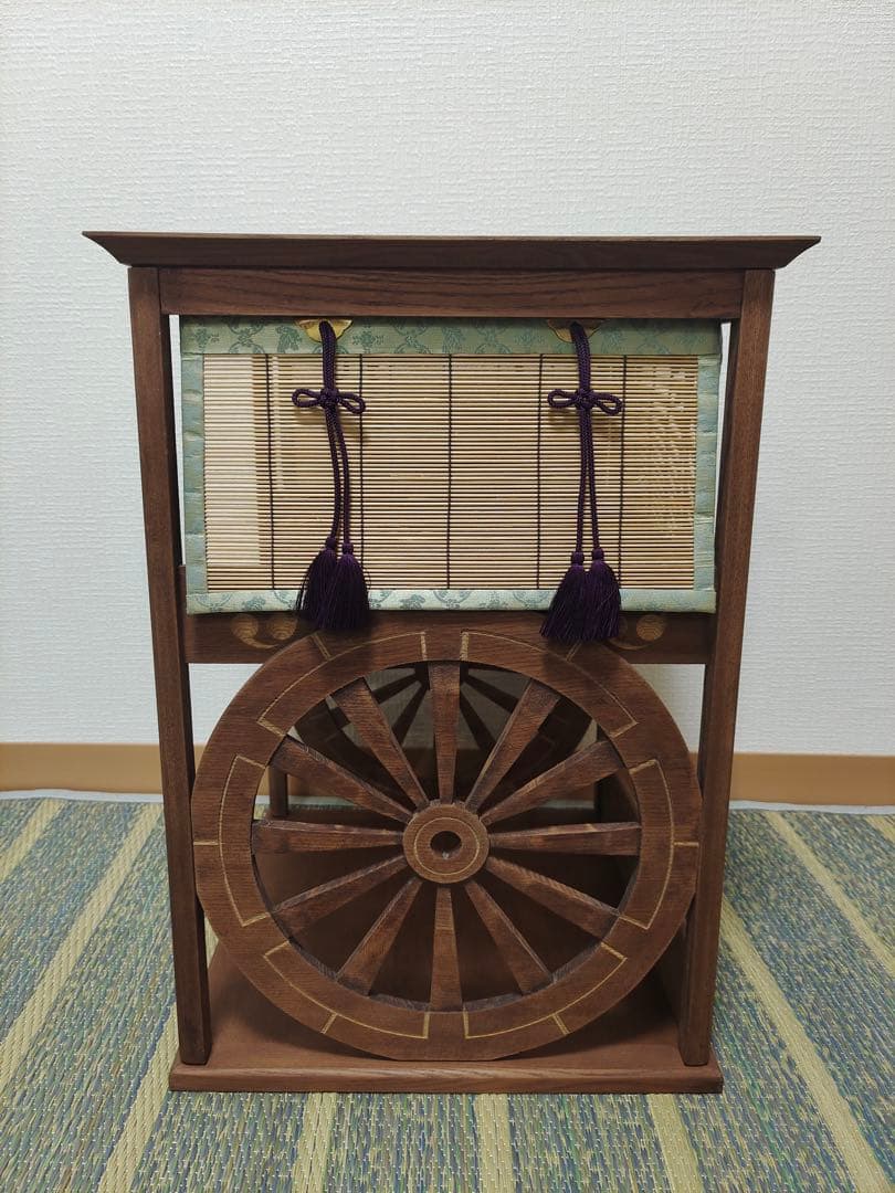 淡々斎好写 小川一徳作 御幸棚 煎茶道具 茶棚 茶事 棚物 紙箱 未使用品