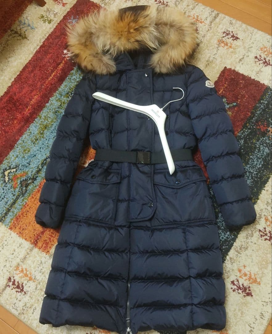 超美品★【モンクレール ダウンコートクロエ ネイビー】★サイズ１