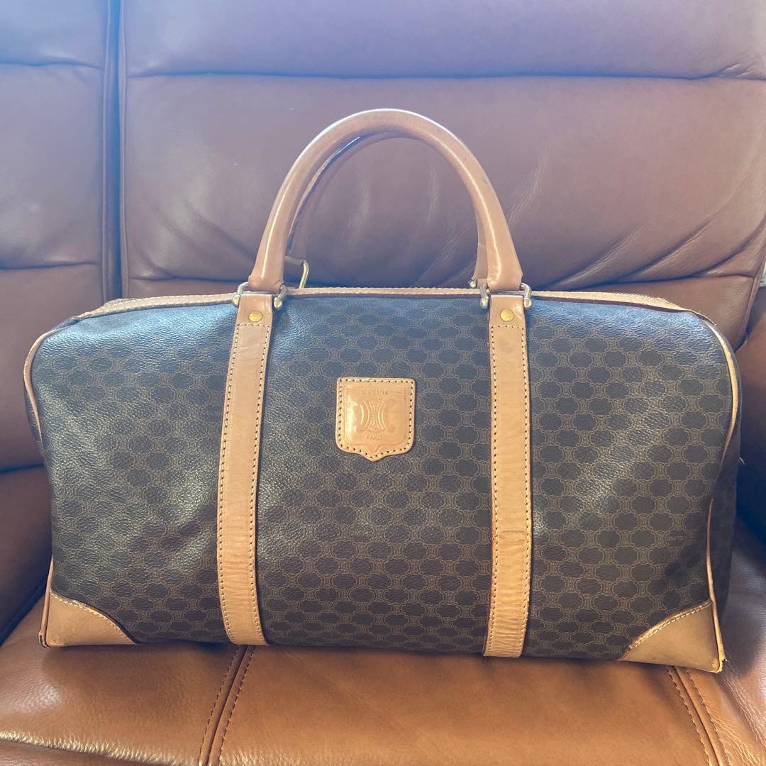 CELINE セリーヌ ボストン ゴルフ　レザー