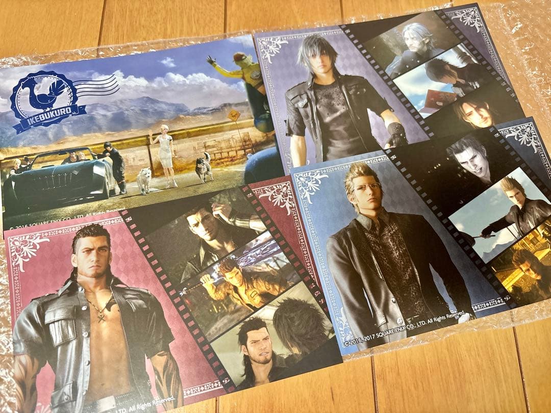 FF15 スタンド付きアクリルキーホルダーコレクション全10種＋ポストカード