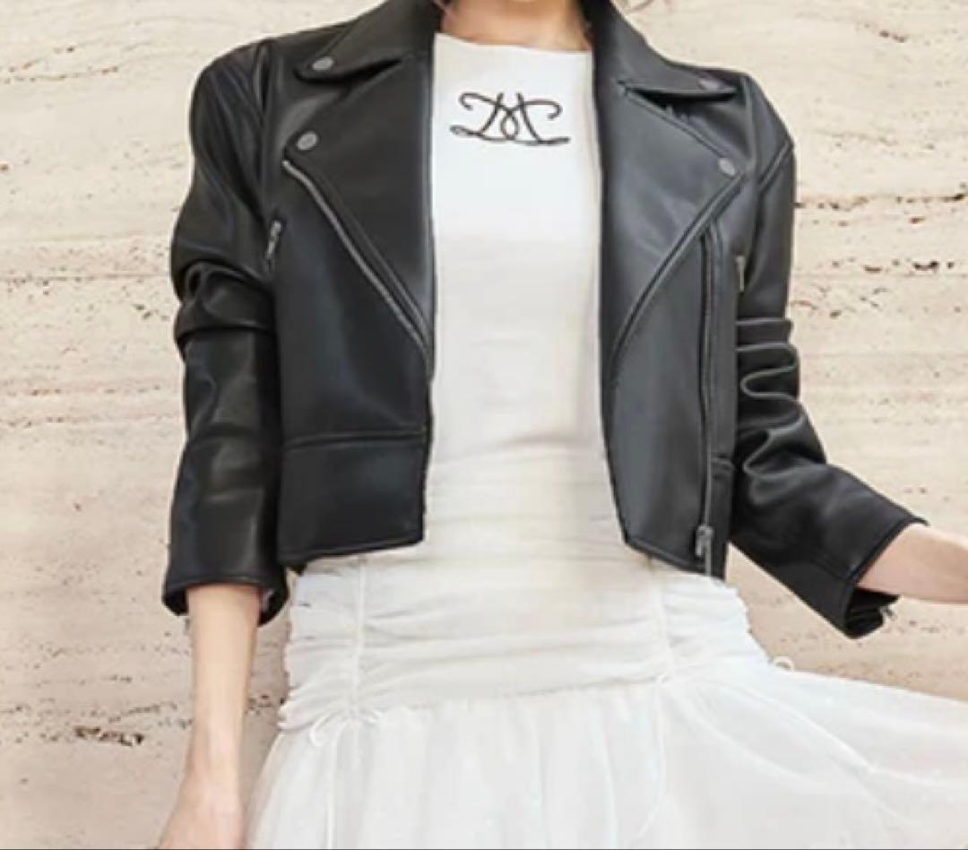 9/7まで値下げ中❕ダーリッチ ダブルベルトライダースジャケット