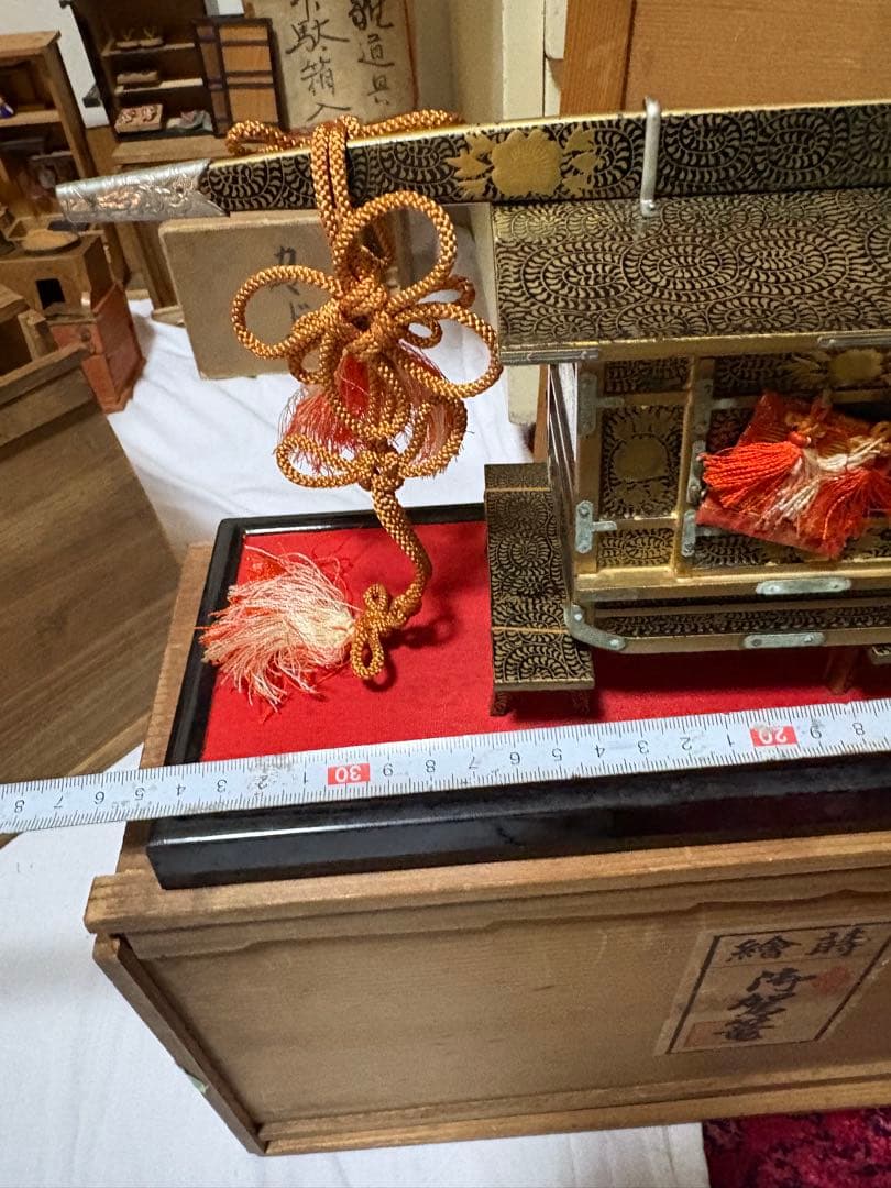 お雛様　木箱入り　時代もの