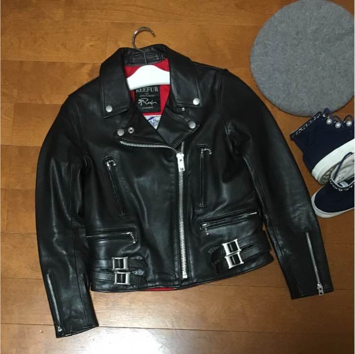 ☺︎327☺︎MAISON DE REEFUR ライダース 牛革 36