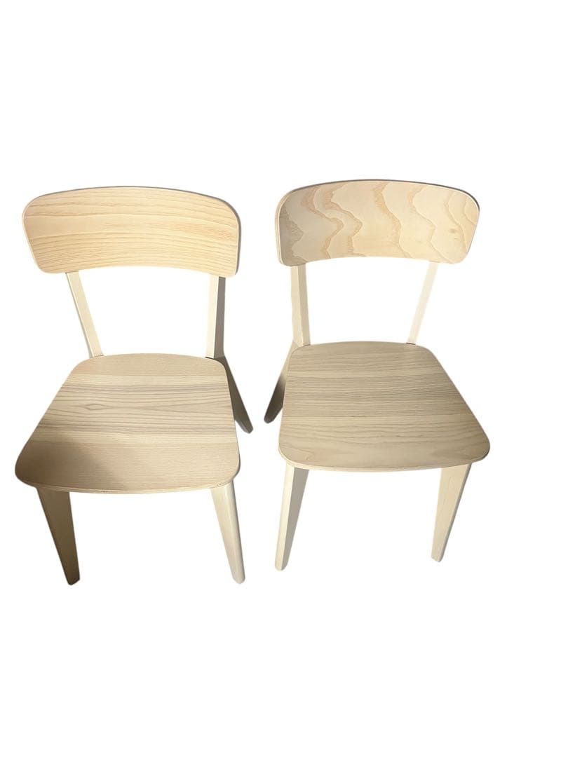 イケア　リーサボー　木製ダイニングチェア 2脚セット