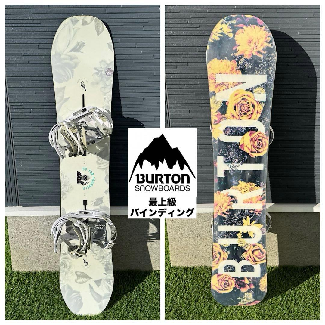 美品　BURTON TALENT SCOUT 141cm ESCAPADEセット