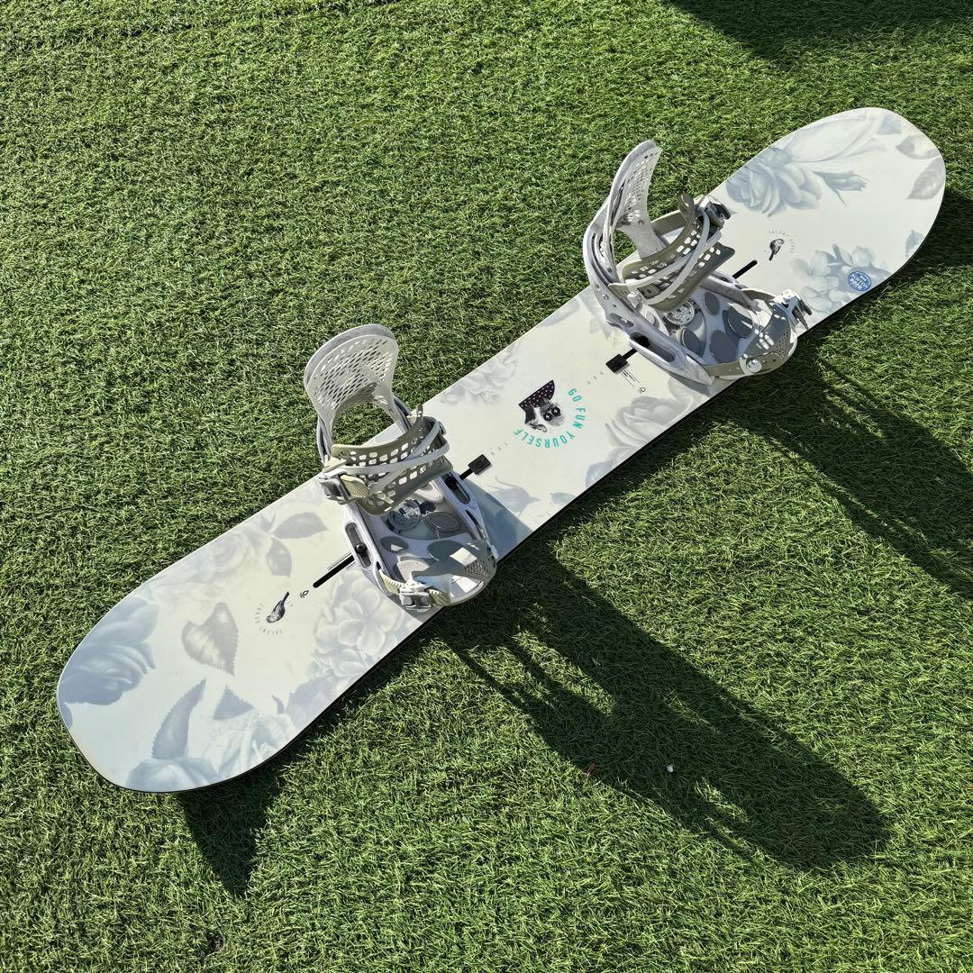 美品　BURTON TALENT SCOUT 141cm ESCAPADEセット