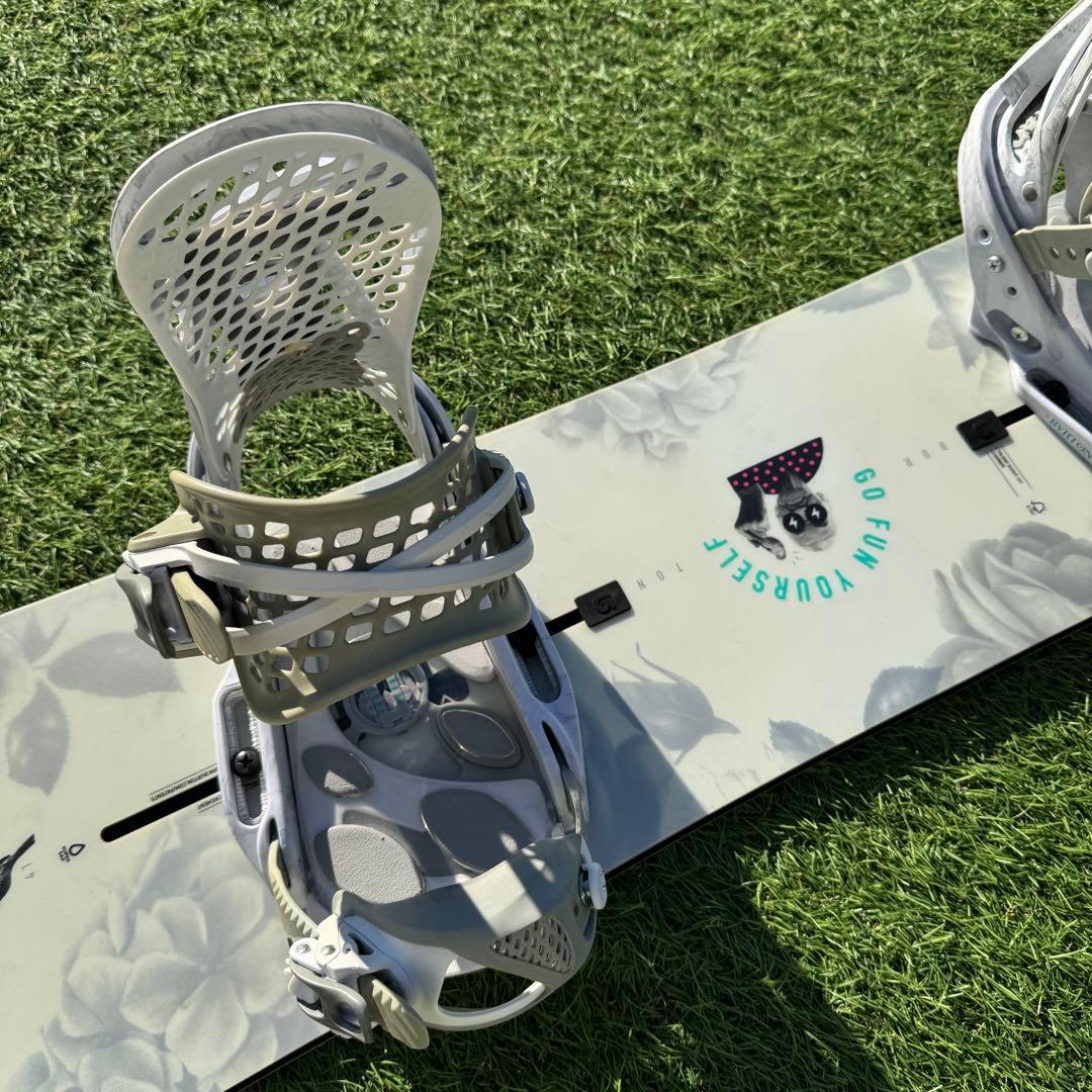 美品　BURTON TALENT SCOUT 141cm ESCAPADEセット