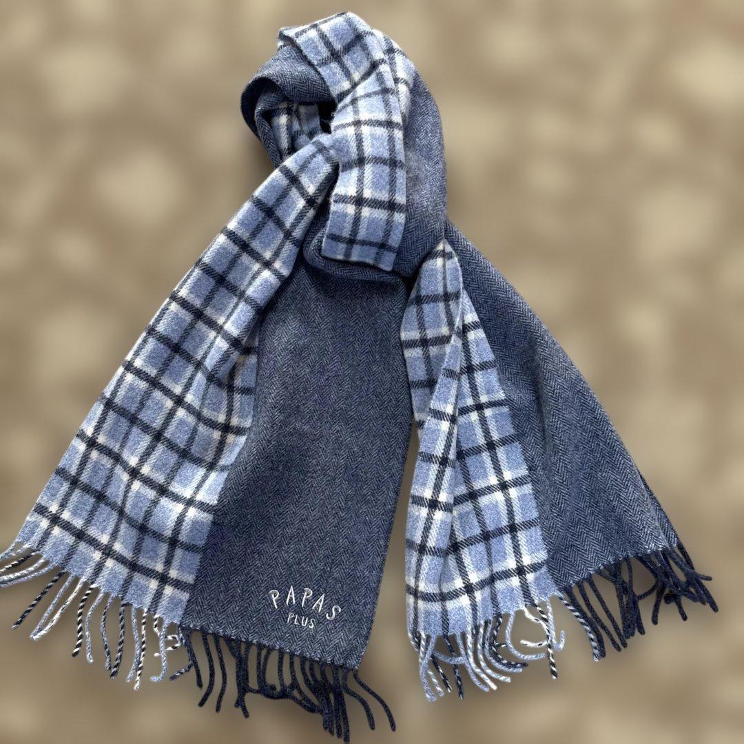PAPAS PLUS パパス カシミヤ マフラー