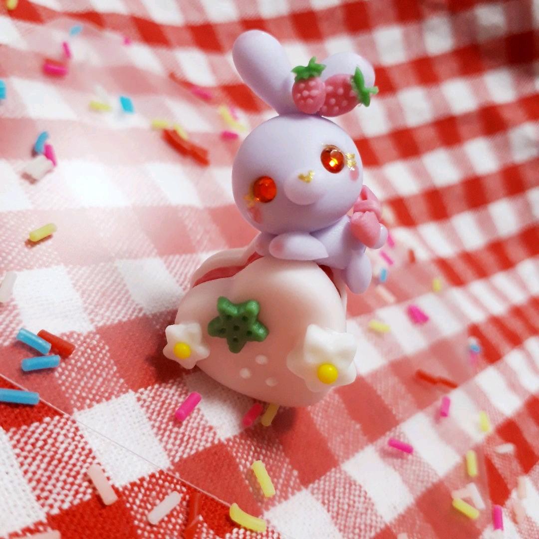 ハートマカロン♡紫うさぎちゃん
