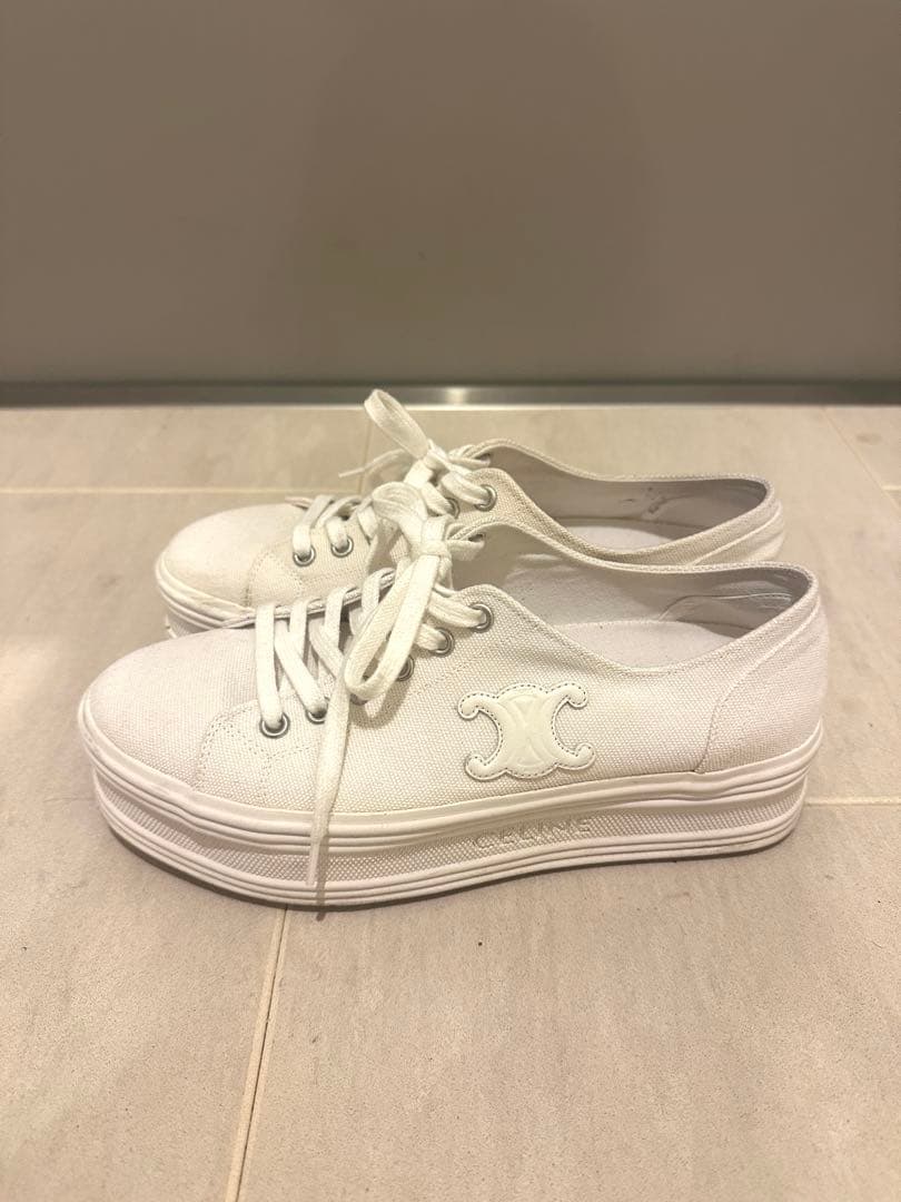 CELINE ホワイト スニーカー