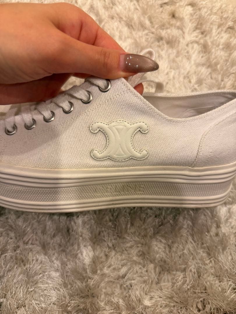 CELINE ホワイト スニーカー