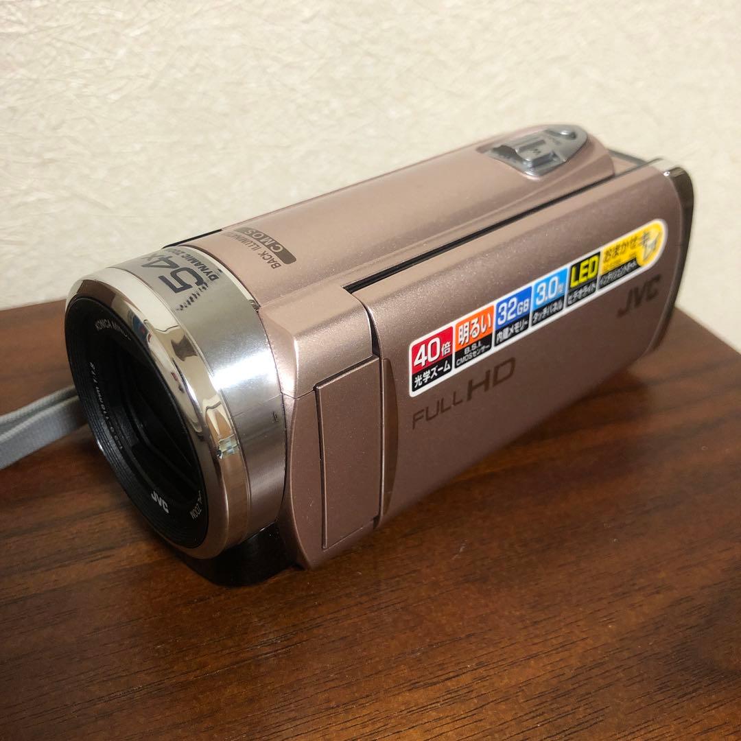 美品 JVC Everio GZ-E265 ピンクゴールド ビデオカメラ
