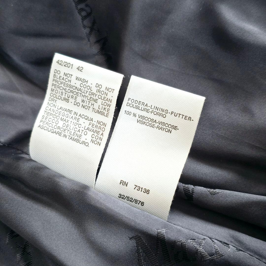 erin100318様✨マックスマーラ 最高級白タグ ベルテッドコート 千鳥柄