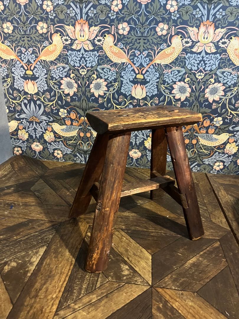 スツール インテリア 踏み台 昭和レトロ 古道具 当時物 ビンテージ