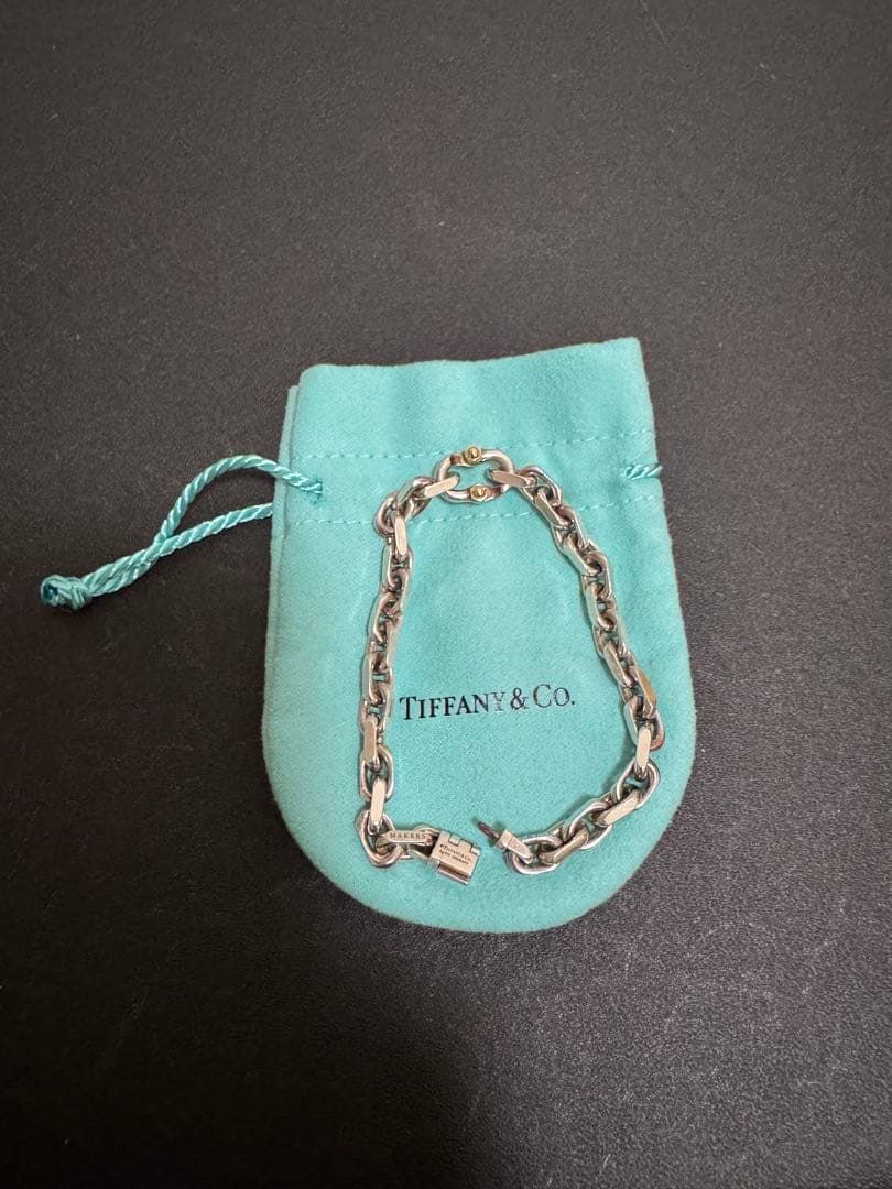 ［Mサイズに1コマ追加］ティファニー　1837メイカーズナローブレスレット