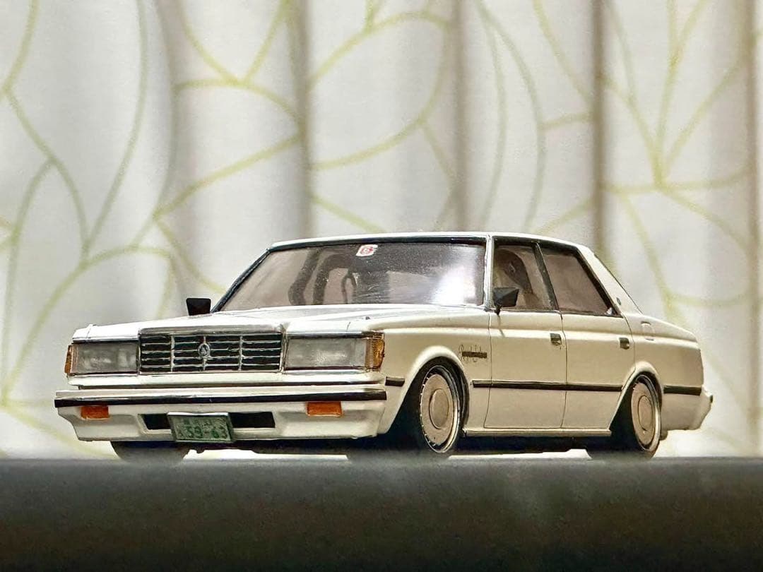 ☆*☆様 【完成品】フジミ•MS110クラウン　鬼クラ　インチアップハの字箱絵仕