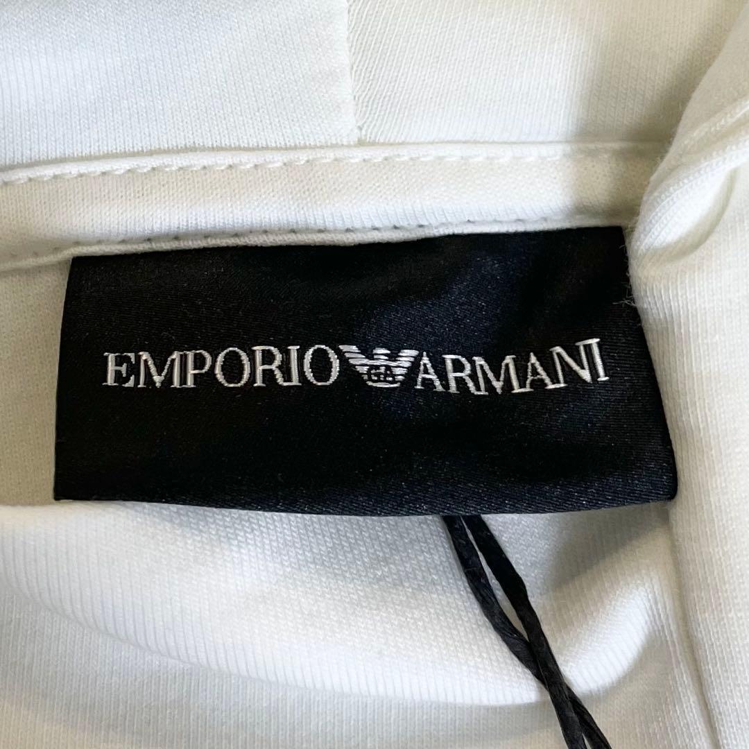 【新品未使用】エンポリオアルマーニ　フード付きスウェットシャツ ダブルジャージー