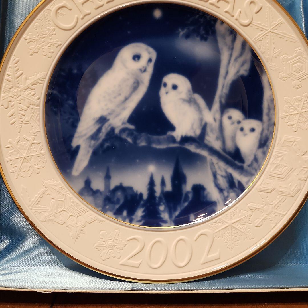 Okura China 2002年 クリスマスプレート 23歳記念にいかが❗新品