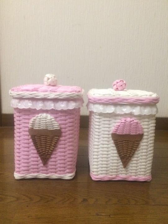 ペロスパ様 完成品バスケット かご