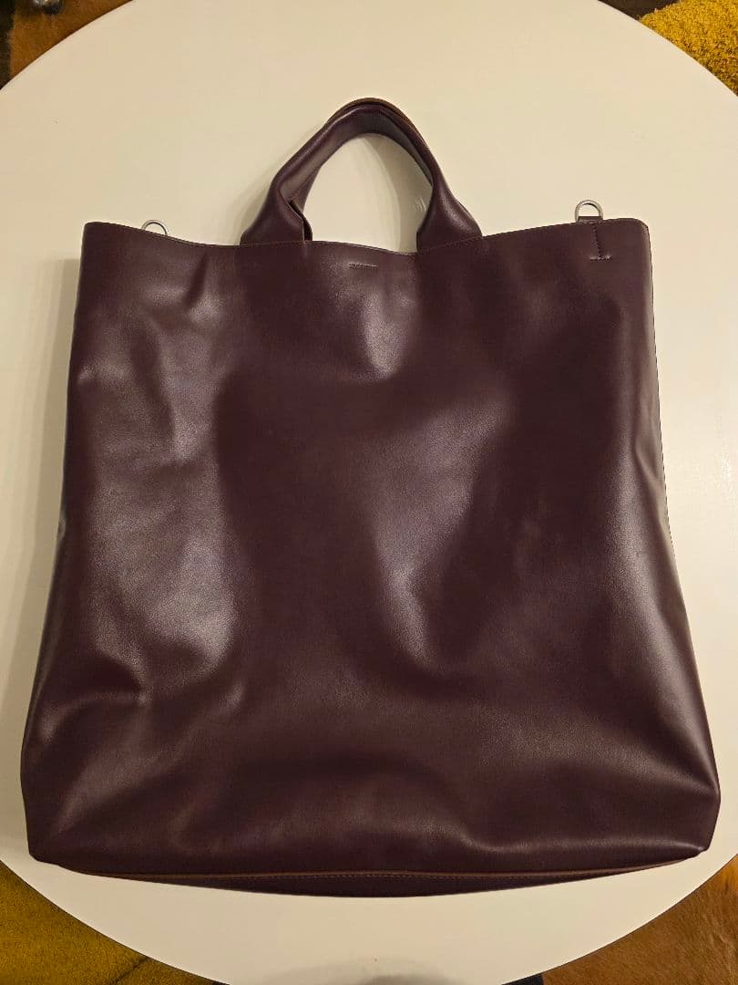 美品　JIL SANDER　ジルサンダー 2way レザー　トートバッグ