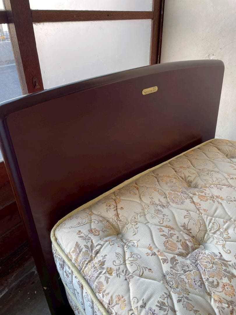 シモンズ 電動ベッド（1） シングル ポケットコイルマットレス付 動作確認済み