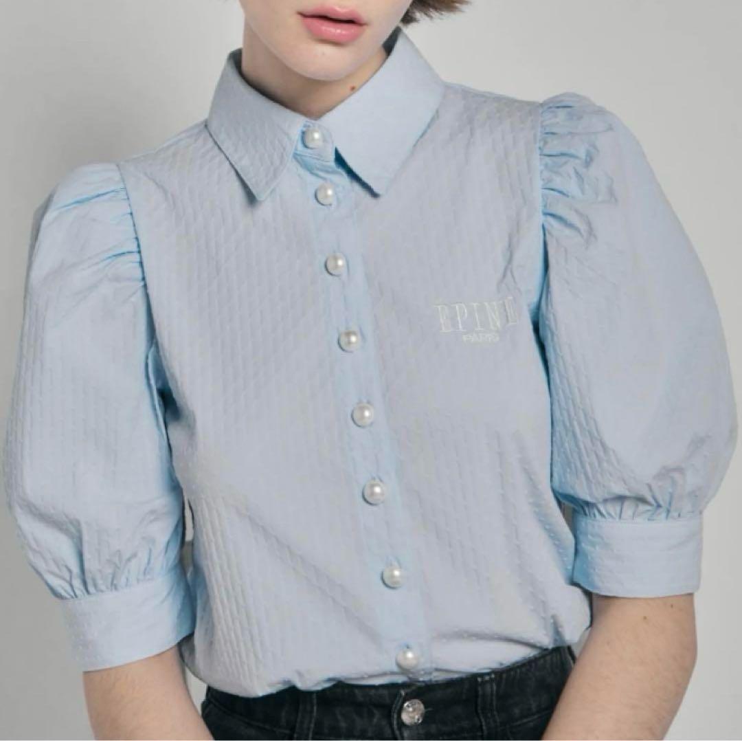 ÉPINE PARIS Pearl blouse summer ver 【美品】