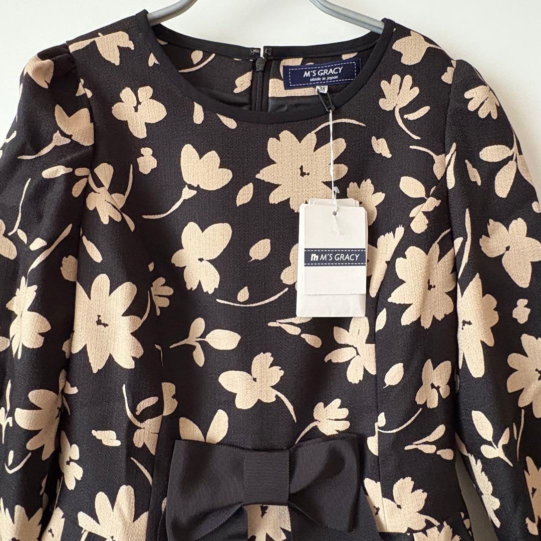 M'S GRACY 花柄ワンピース38新品