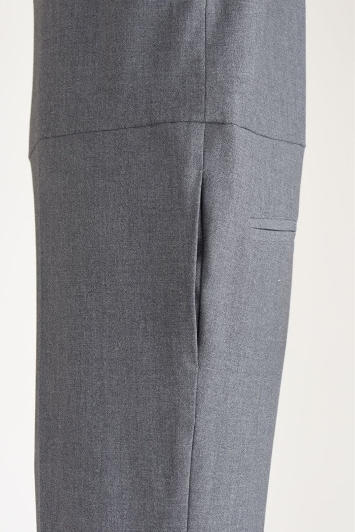 St.cecilia Vネックサロペット　グレー