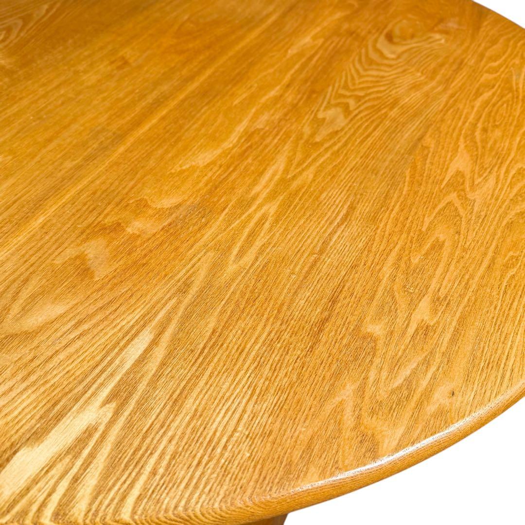 HR866 木目が素敵な　サークルテーブル　ちゃぶ台　ローテーブル