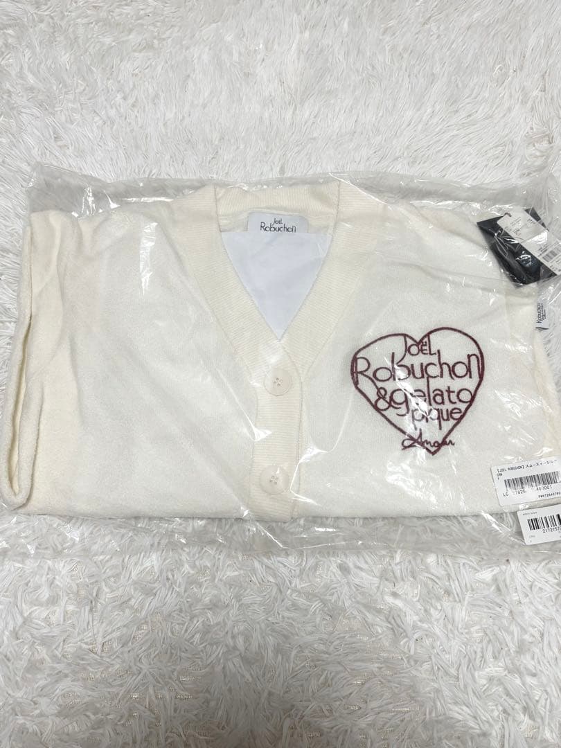 未開封品 【JOEL ROBUCHON】スムーズィーシルクカーディガン
