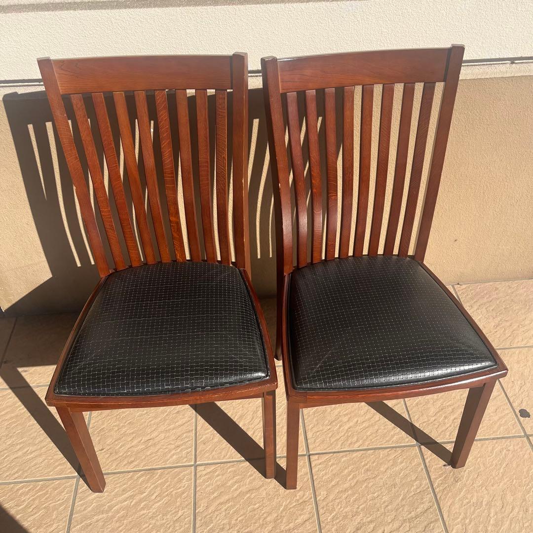 2脚セット　kosuga コスガ ダイニングチェア ヴィンテージ 高級品