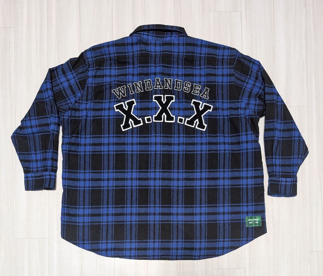 WIND AND SEA × GOD SELECTION XXX ネルシャツ L