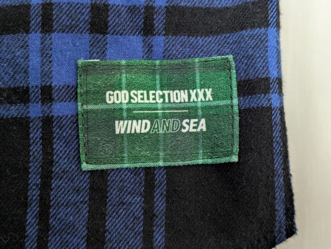 WIND AND SEA × GOD SELECTION XXX ネルシャツ L