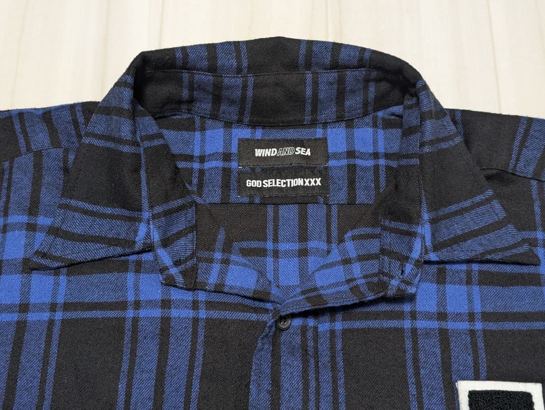WIND AND SEA × GOD SELECTION XXX ネルシャツ L