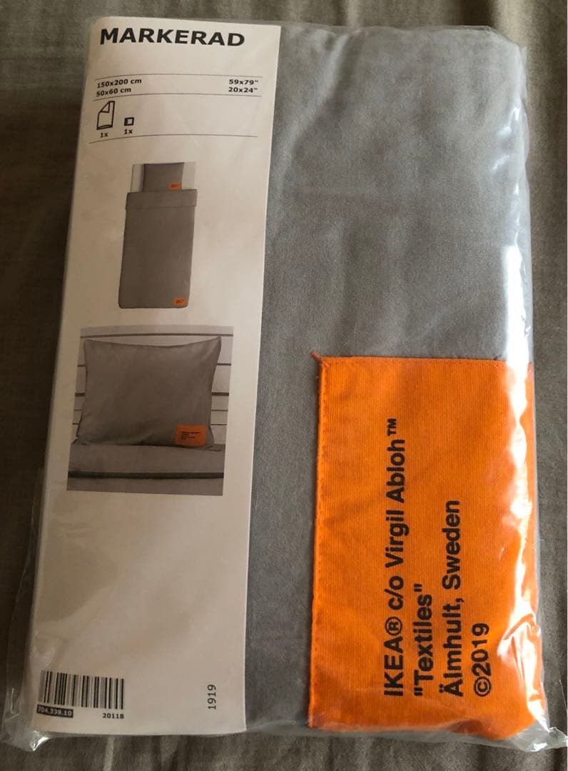 IKEAイケア MARKERADマルケラッド 掛け布団カバー＆枕カバー　新品