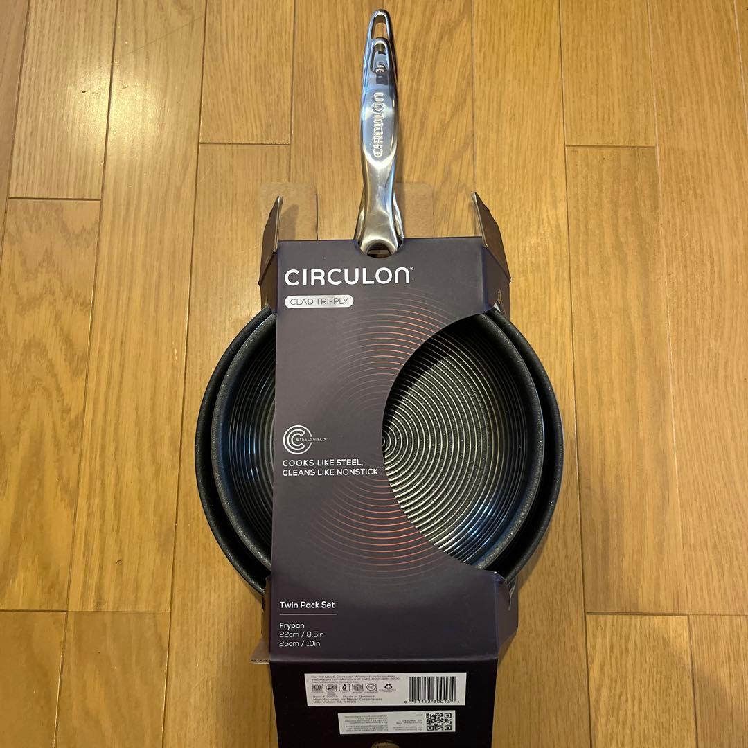 新品未使用 CIRCULON CladTriply フライパン2点22／25cm