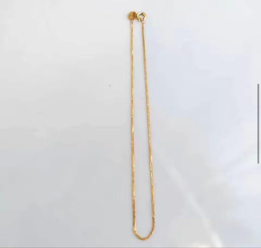 レ*グ様 【年末セール】本物❣️18金ブレスレット18kブレスレット　男性女性兼