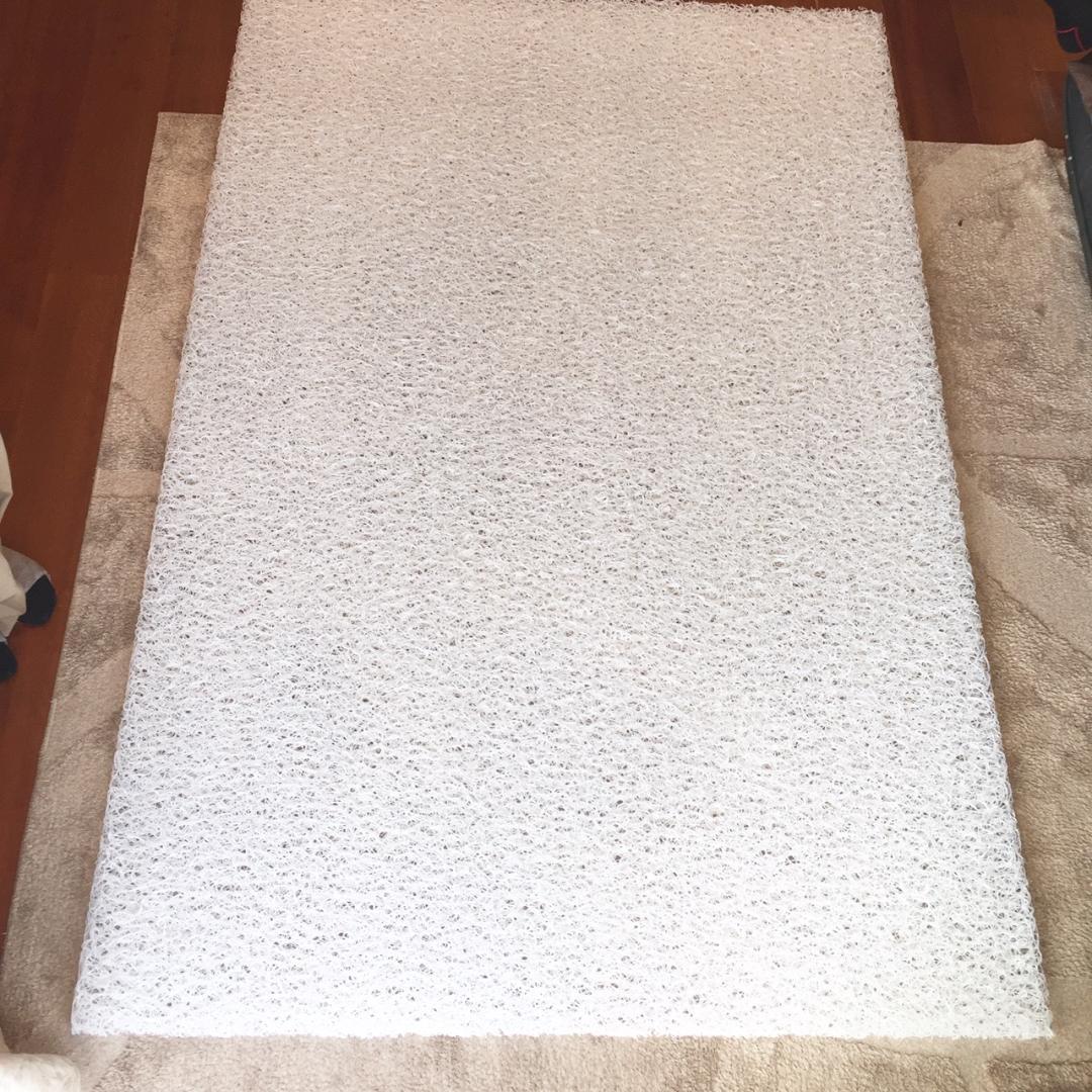 カバー付◆４.５cm厚 硬め◆ 東洋紡ブレスエアー相当品 98×200cm 新品