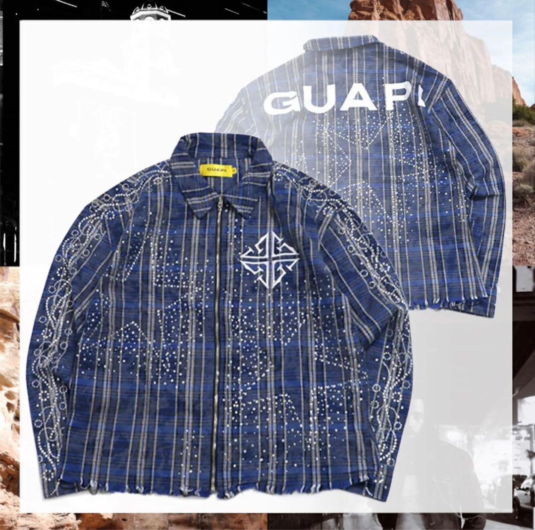 ふ*わ様 GUAPI  BLUE STARS FLANNEL JACK