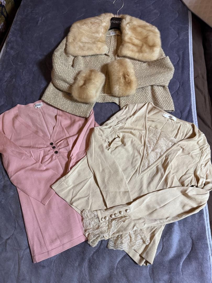FOXY ファー付きジャケット 3点セット
