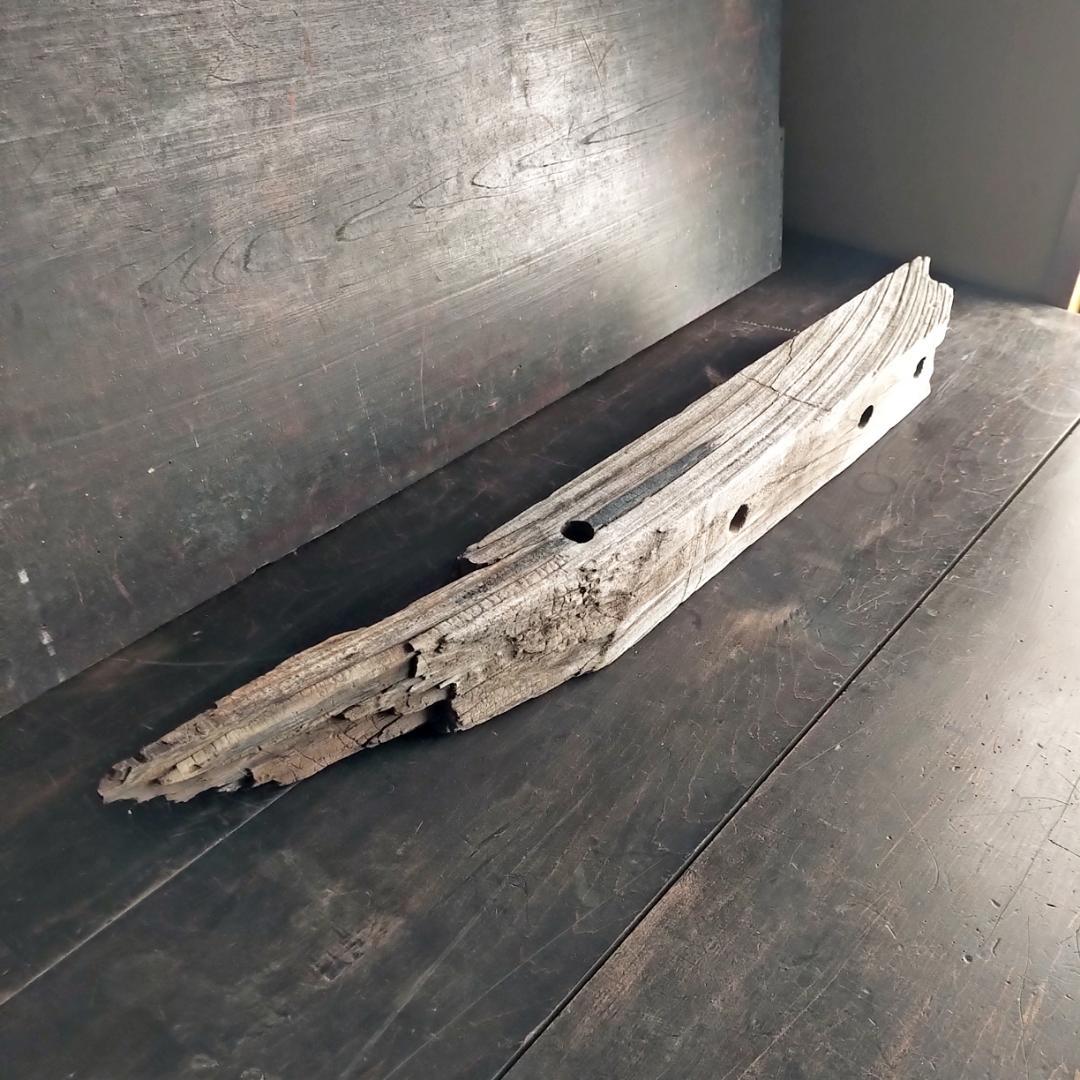 【送料込み】【古材⑪　農民具パーツ・部材　アート オブジェ】