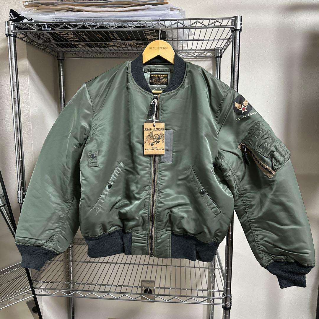 REAL SIMONS MIL-J-8279 初期型MA-1 改良復刻モデル