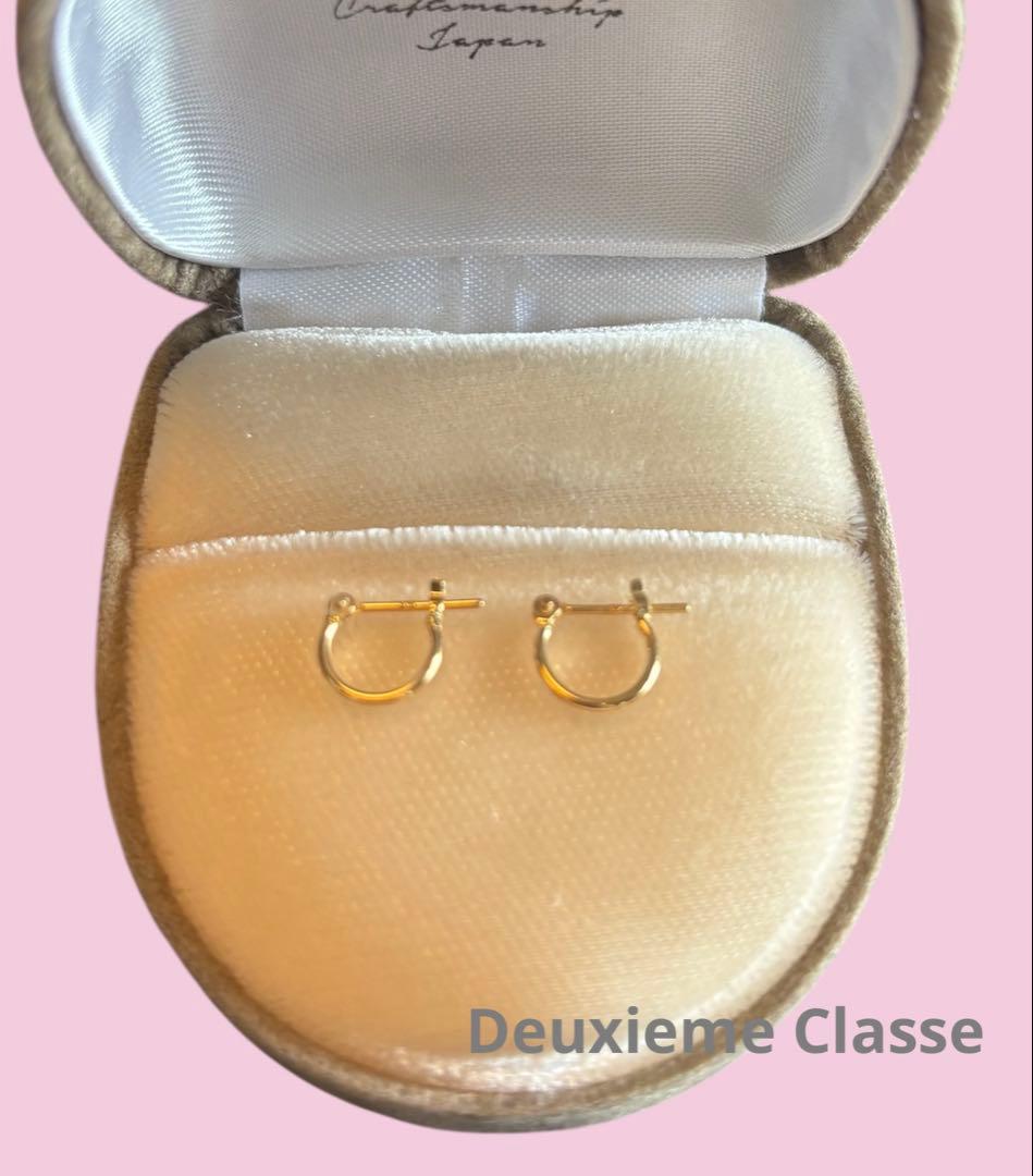 18Kフープピアス