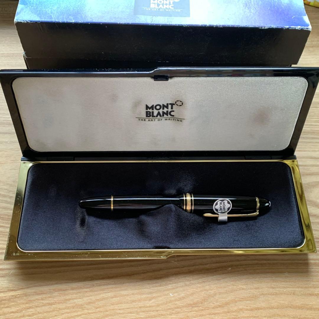 MONT BLANC 万年筆 EF ブラック ケース付き