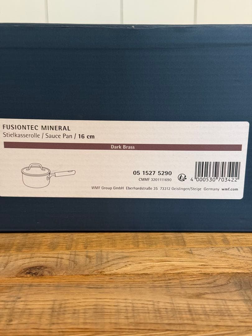 新品 フュージョンテック ミネラル ソースパン16cm DR