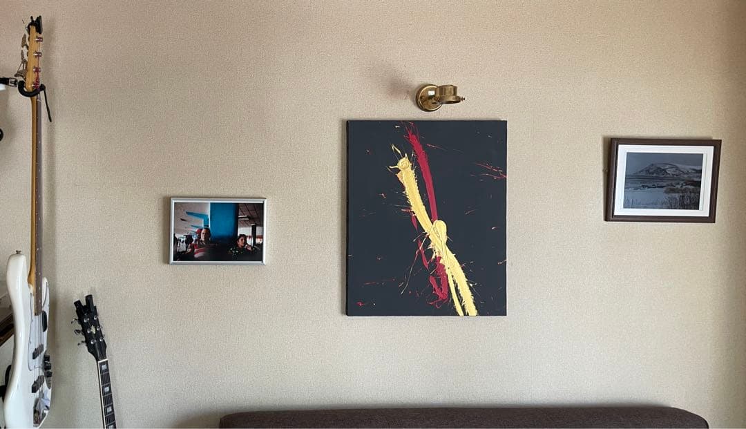 絵画 今井アレクサンドル キャンバスにアクリル絵具 抽象画