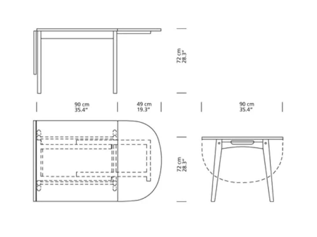 【最終値下】Carl Hansen&Sonダイニングテーブル・ビーチ材CH002